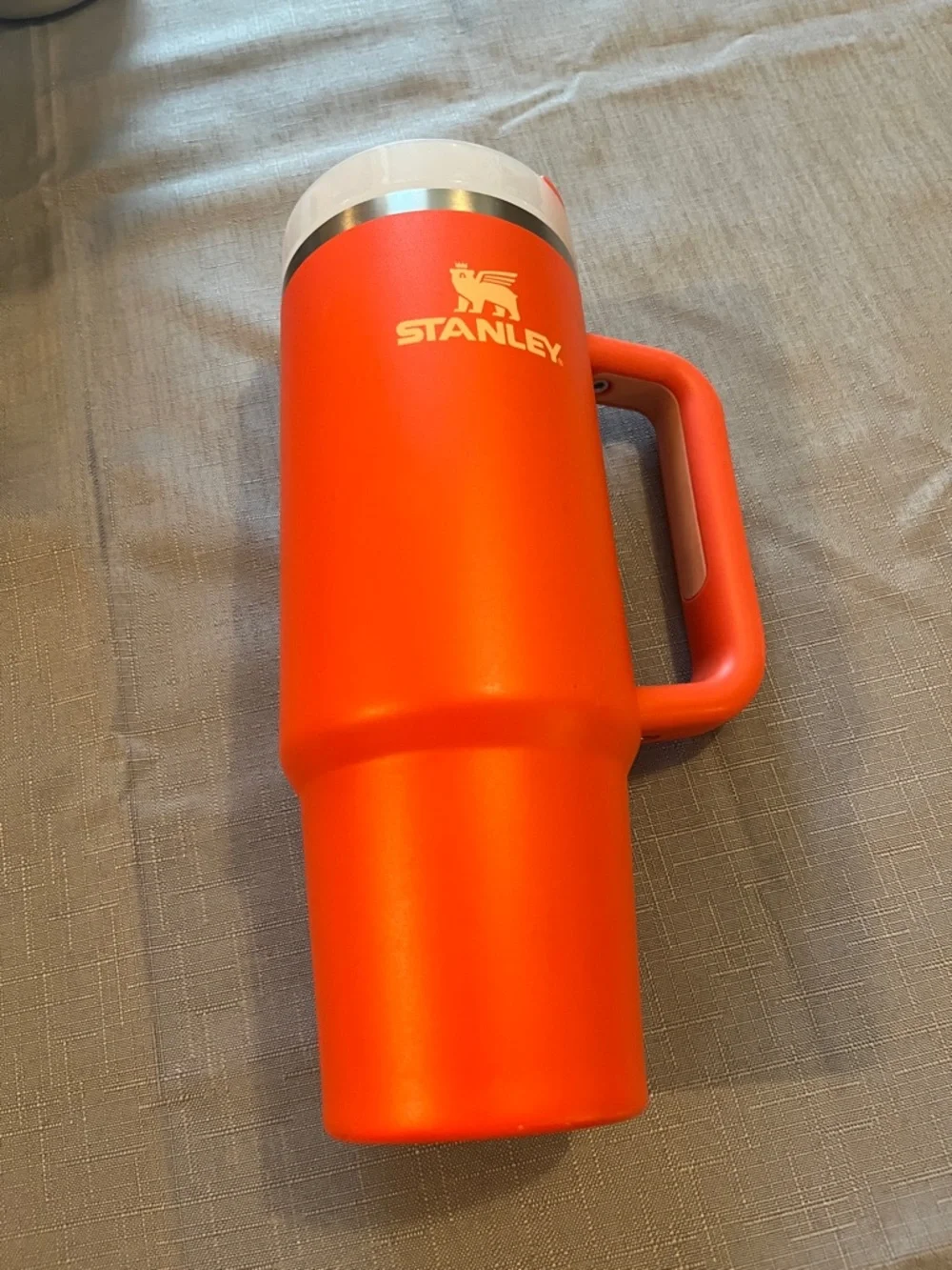 Stanley Bright Orange Insulated Mug with Handle - Picture 1 of 3